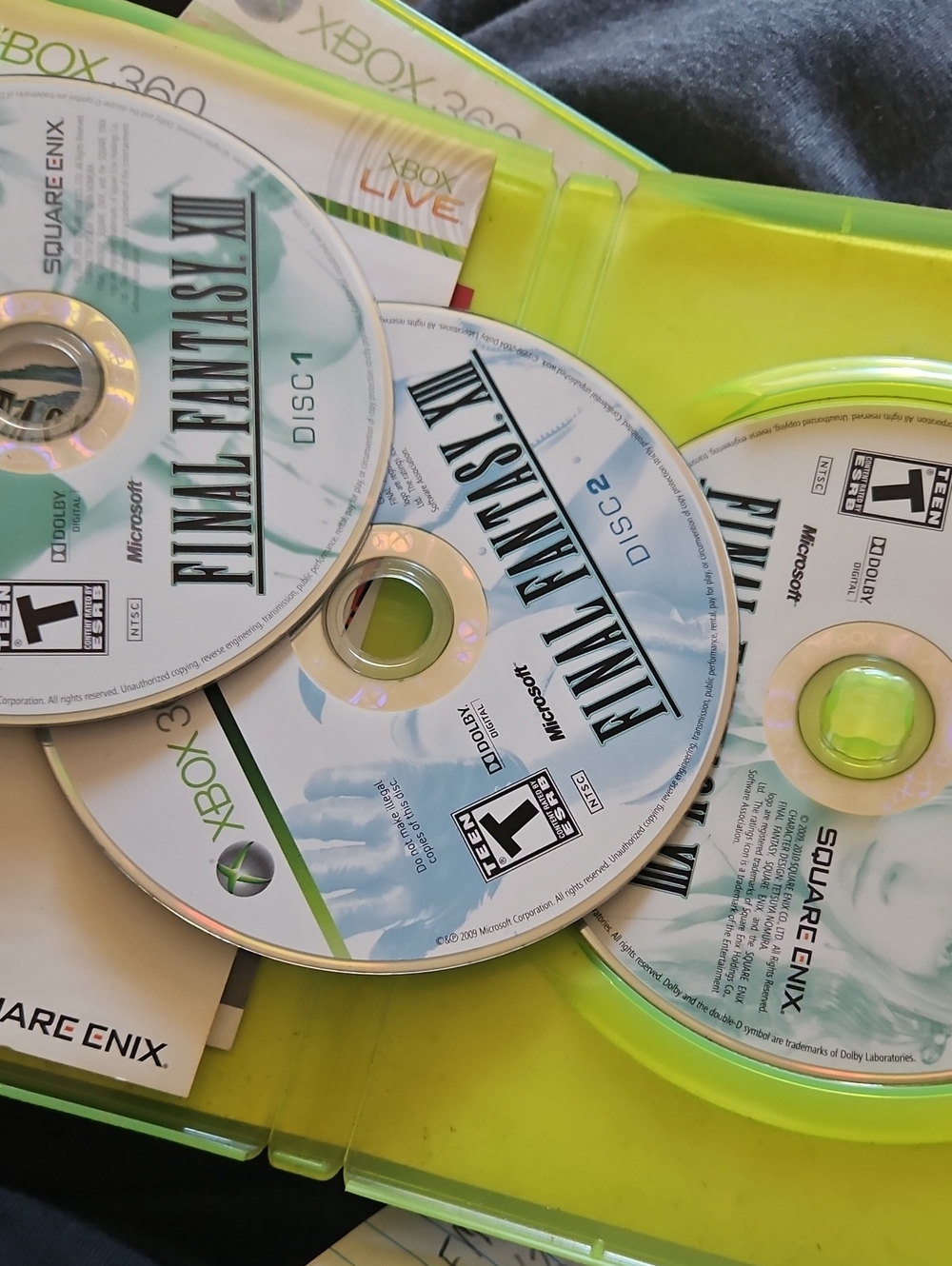 Final Fantasy XIII Xbox 360 Game Discs - Used